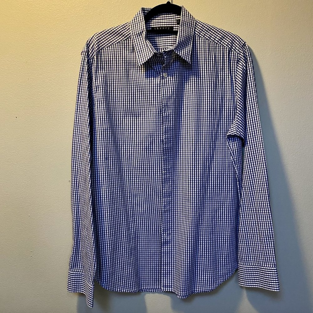 Men's Large Theory Button Down Shirt